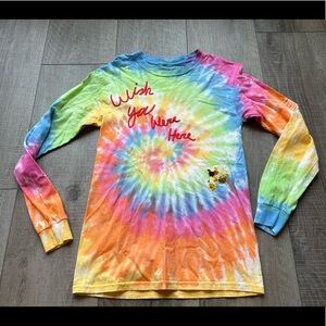 Travis Scott AstroWorld Concert Long Sleeve in Tie Dye Size Small